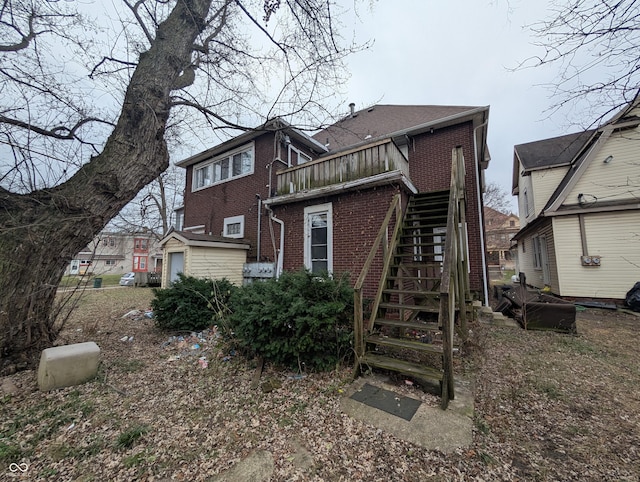 view of rear view of house