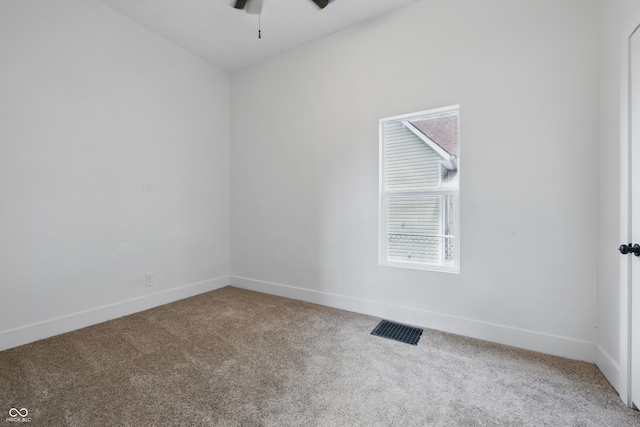 2218 N Arsenal Ave, Indianapolis, IN 46218 - empty room featuring carpet flooring and ceiling fan