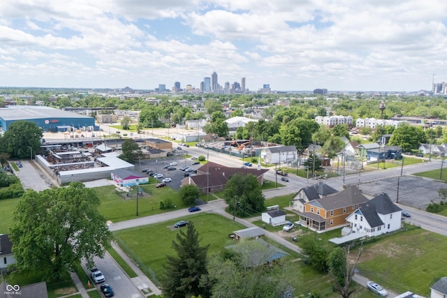 2218 N Arsenal Ave, Indianapolis, IN 46218 - drone / aerial view of skyline