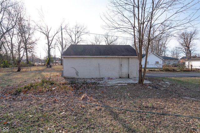 view of outdoor structure