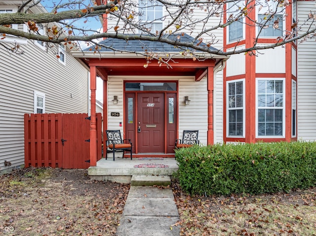 view of property entrance