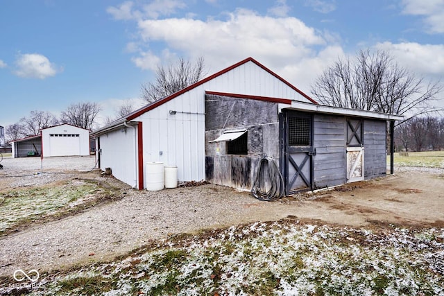 view of outbuilding