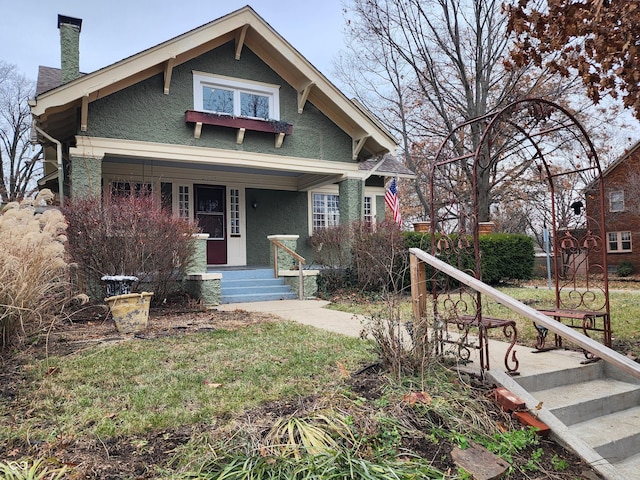 view of front of property