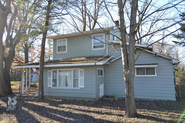 view of back of property