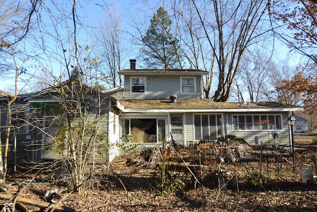 view of rear view of house