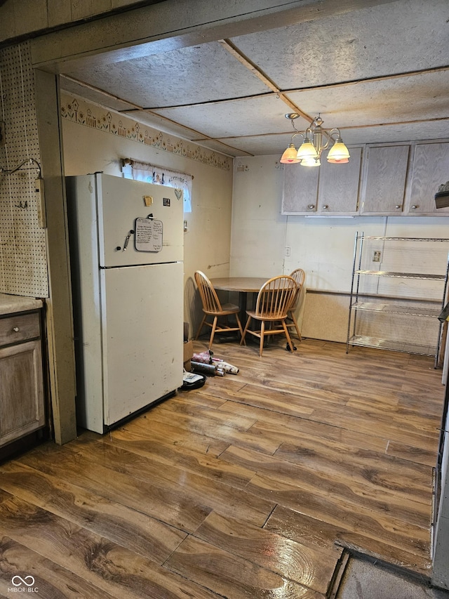 dining room featuring hardwood / wood-style flooring