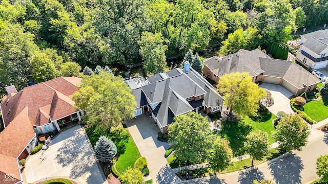 3441 S Overlook Pass, New Palestine, IN 46163 - aerial view of residential area