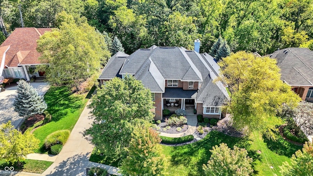 3441 S Overlook Pass, New Palestine, IN 46163 - view from above of property