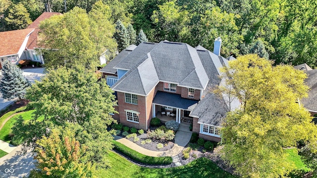 3441 S Overlook Pass, New Palestine, IN 46163 - view from above of property