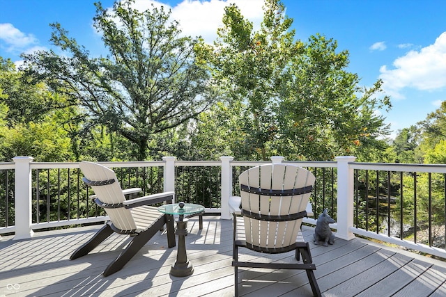 3441 S Overlook Pass, New Palestine, IN 46163 - view of wooden terrace