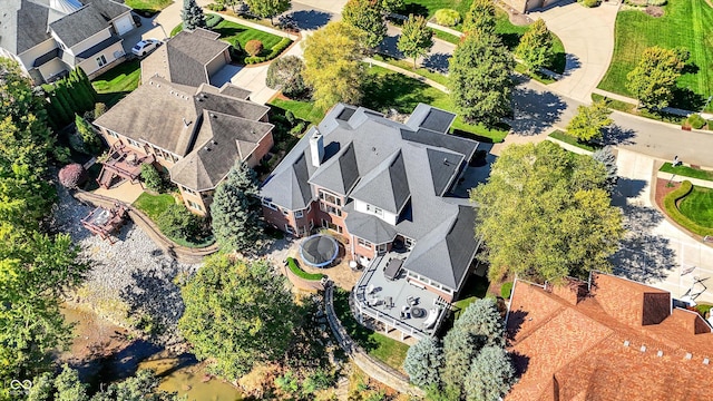 3441 S Overlook Pass, New Palestine, IN 46163 - aerial perspective of suburban area