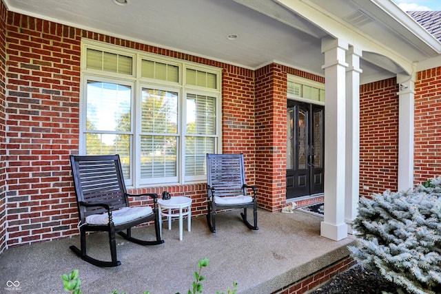 3441 S Overlook Pass, New Palestine, IN 46163 - porch with french doors