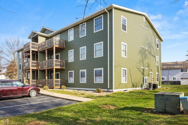 view of property featuring central AC