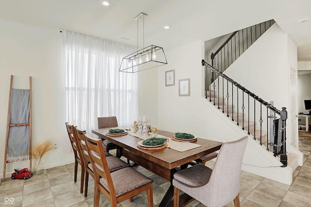 view of dining area