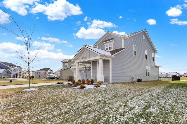 view of home's exterior featuring a garage