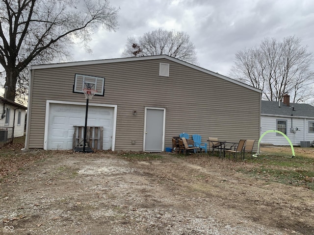 view of rear view of property