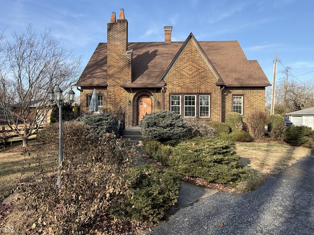 view of tudor house