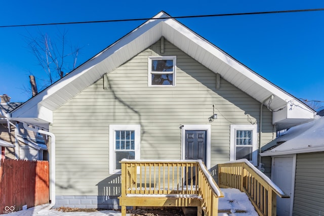 view of back of house