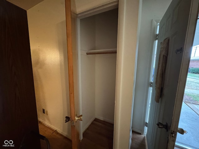 view of closet