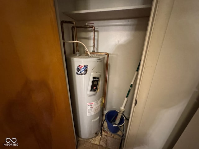 utilities featuring electric water heater