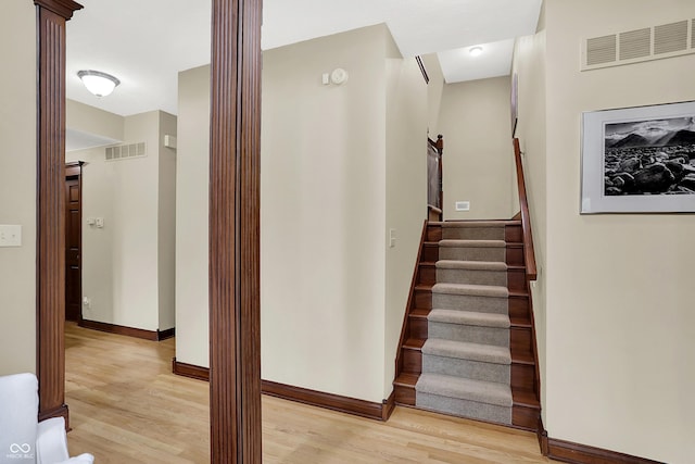 3592 W Smokey Row Rd, Bargersville, IN 46106 - stairway with wood finished floors