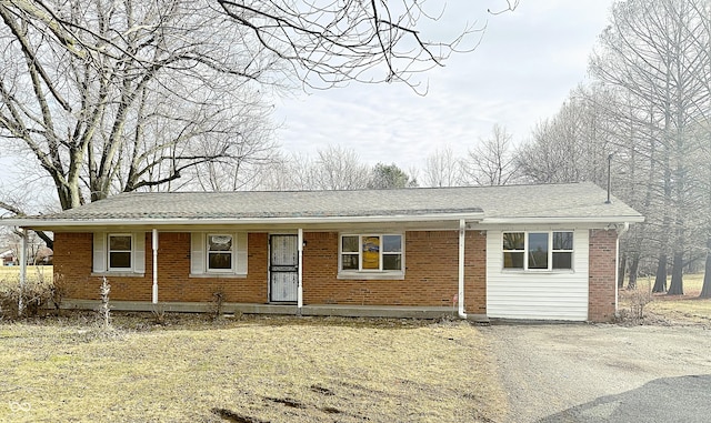 view of ranch-style house