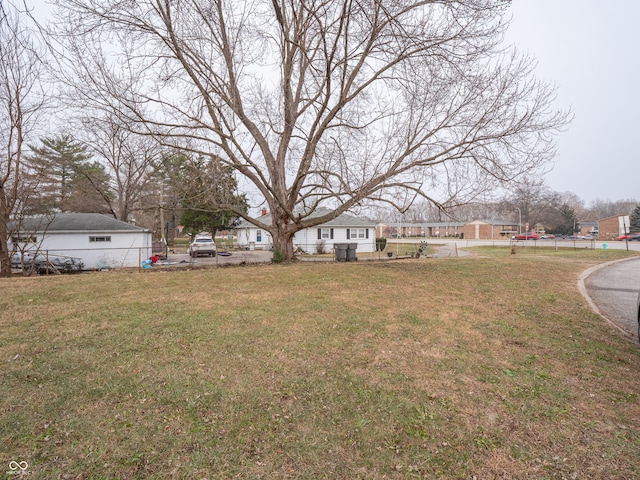 view of yard