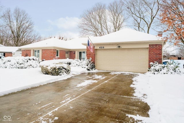 ranch-style house with a garage