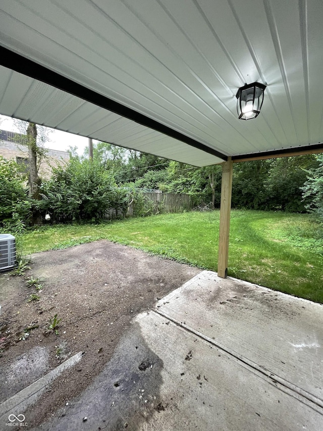 view of patio / terrace with cooling unit