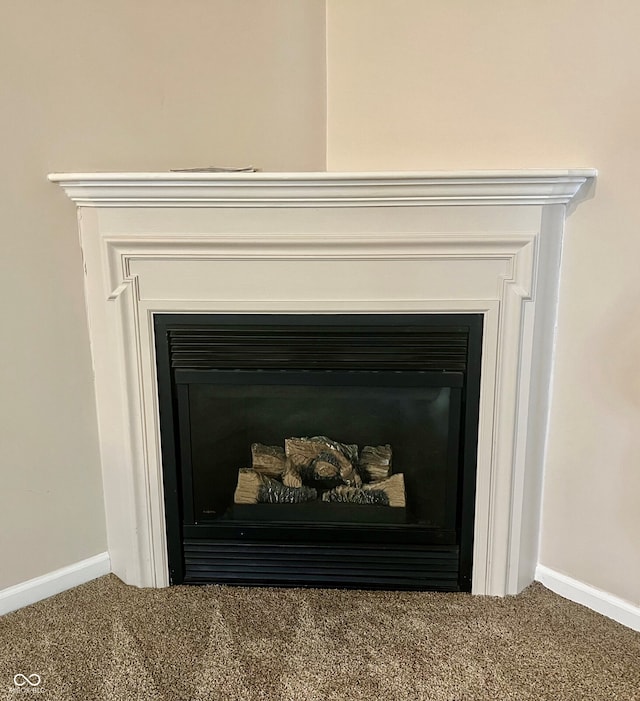 room details with carpet flooring