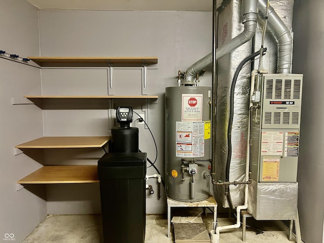 utilities with gas water heater