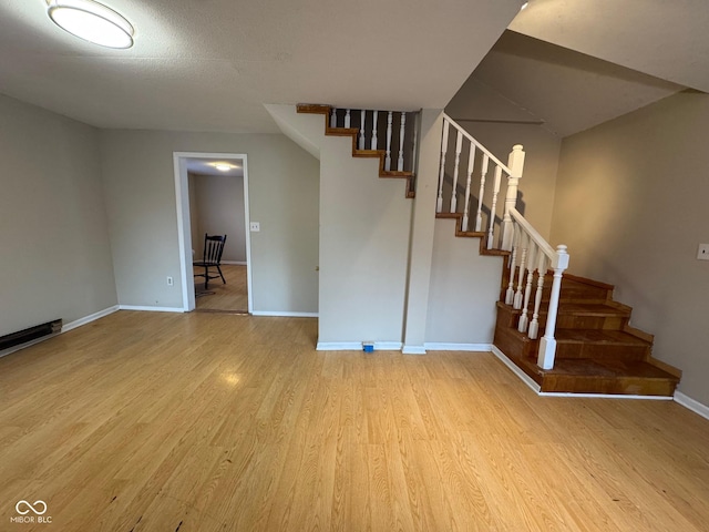 interior space featuring hardwood / wood-style floors