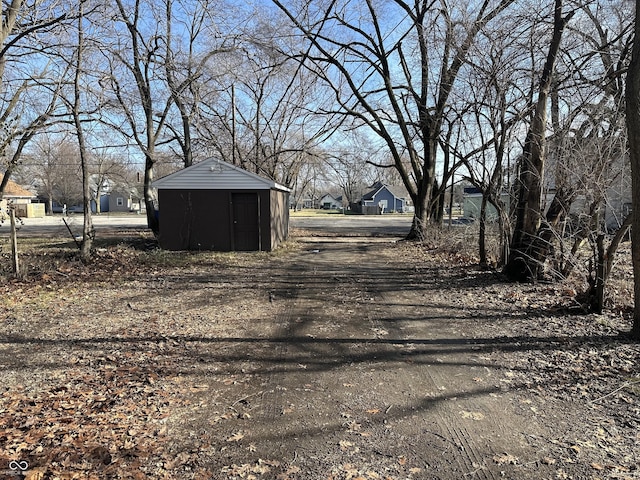 view of road