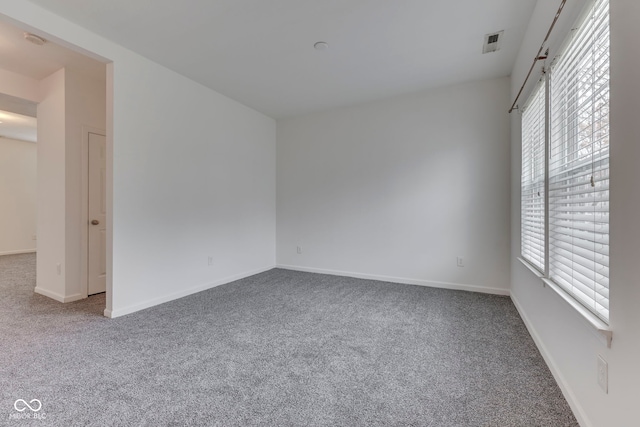 unfurnished room with carpet