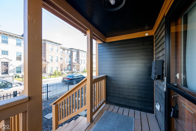 balcony with a porch