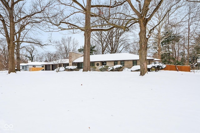 view of front of home