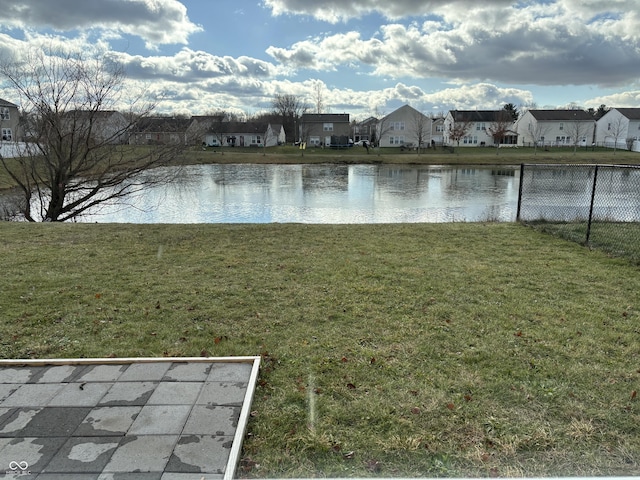 property view of water