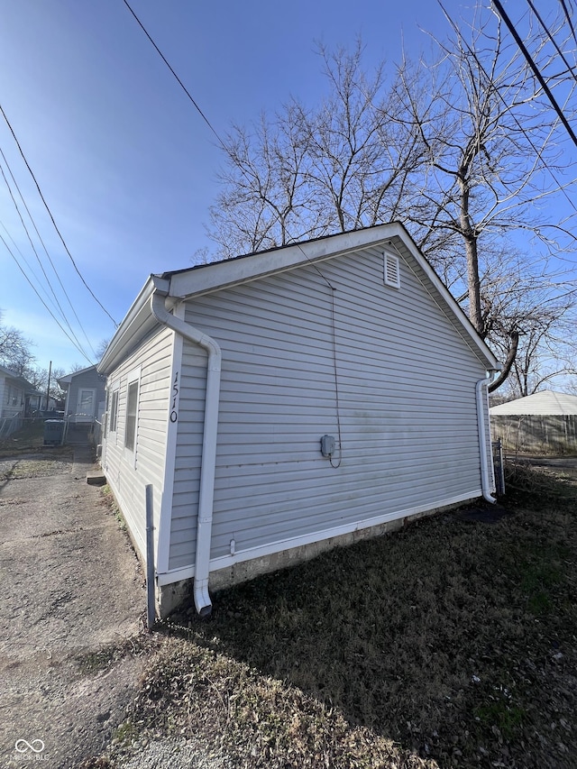 view of side of home