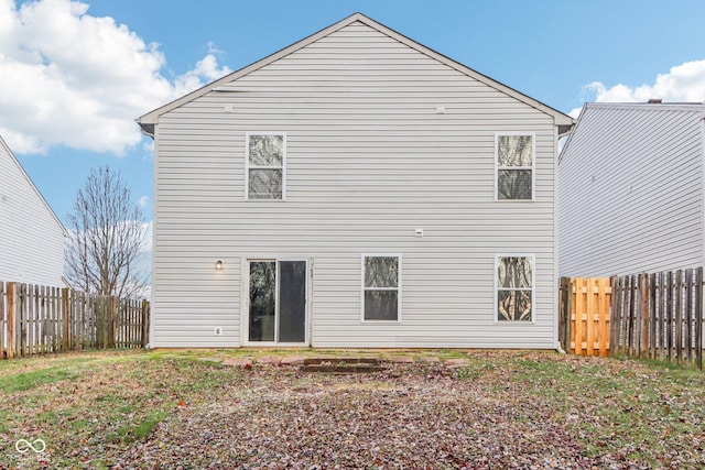 view of back of property