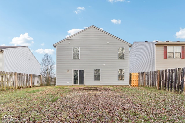 view of rear view of house