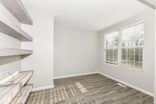 6927 Park Grove Blvd, Whitestown, IN 46075 - spare room featuring wood finished floors and baseboards