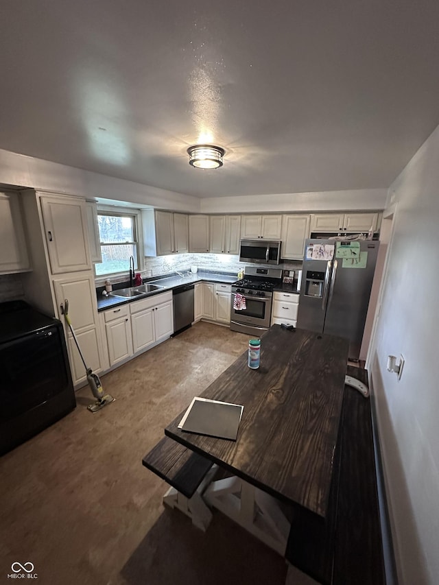 kitchen featuring sink and appliances with stainless steel finishes