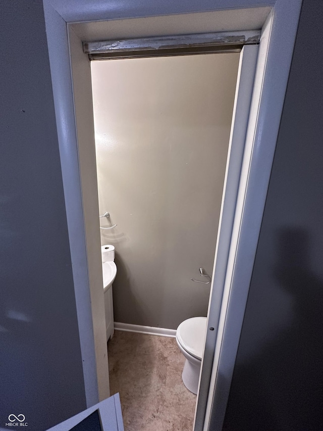 bathroom with toilet