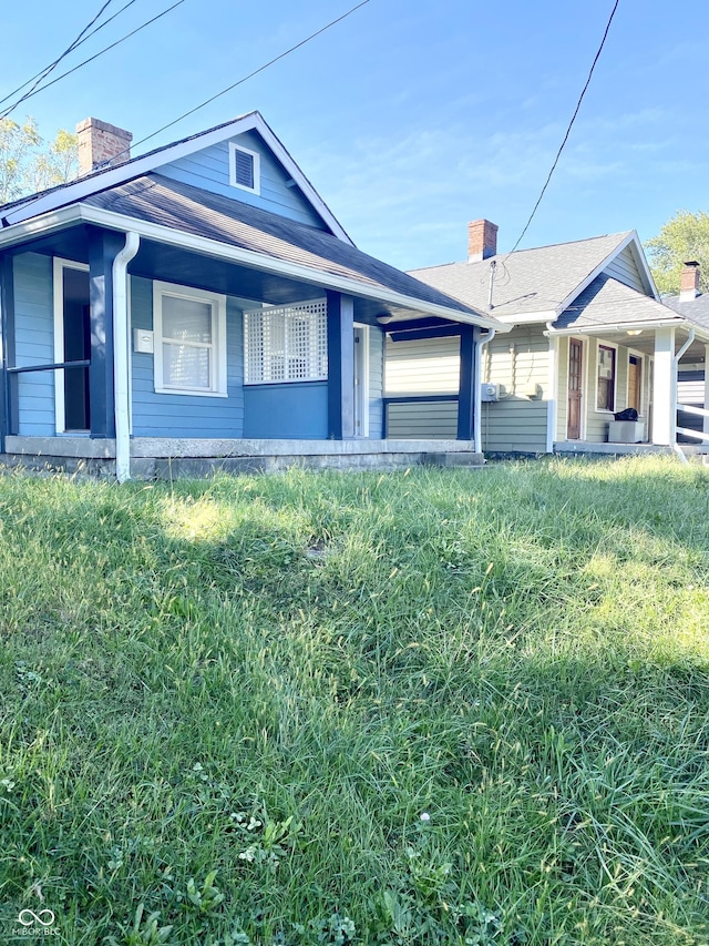 view of front of house with a porch