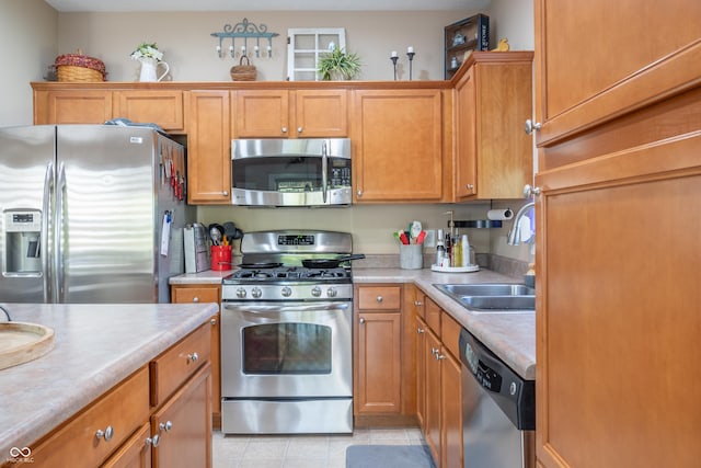 kitchen featuring sink and stainless steel appliances