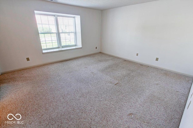 spare room featuring carpet floors