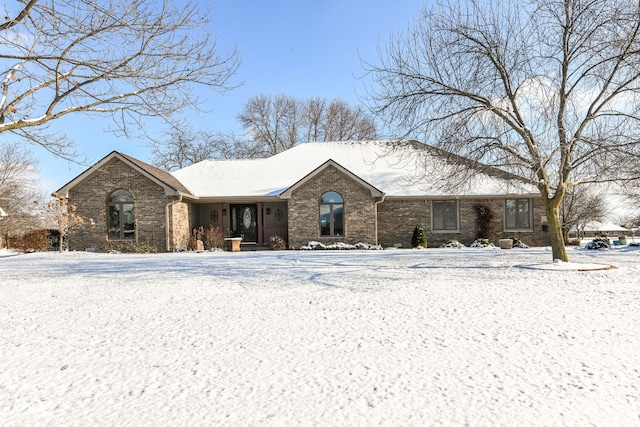 view of ranch-style house