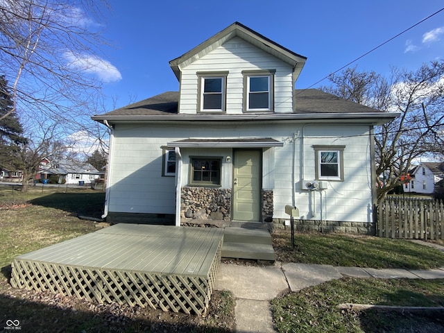 view of front of home