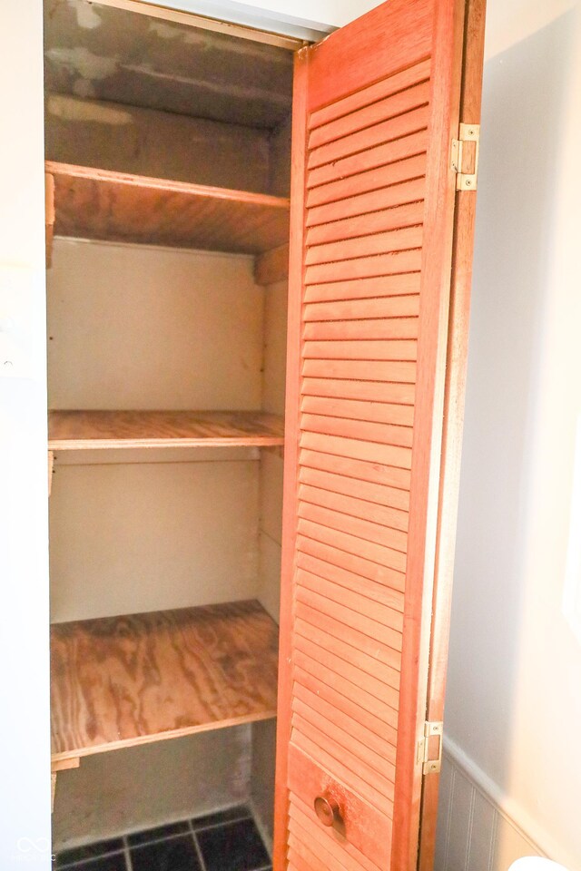 view of closet