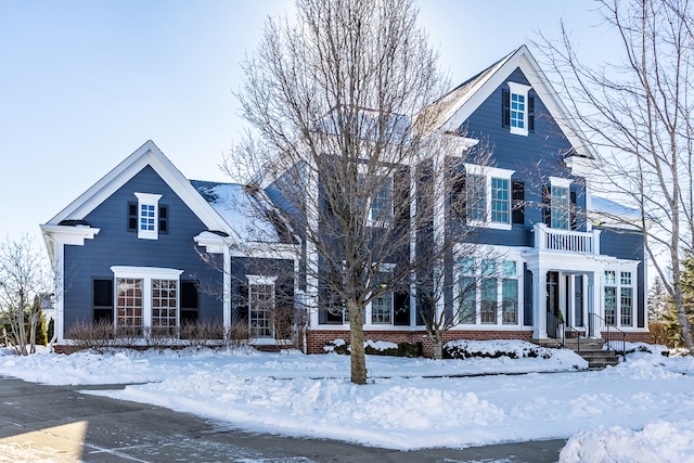 view of front of home